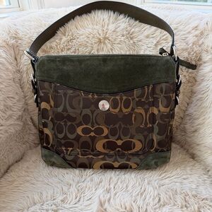 Vintage Coach Chelsea Optic Shoulder Bag
